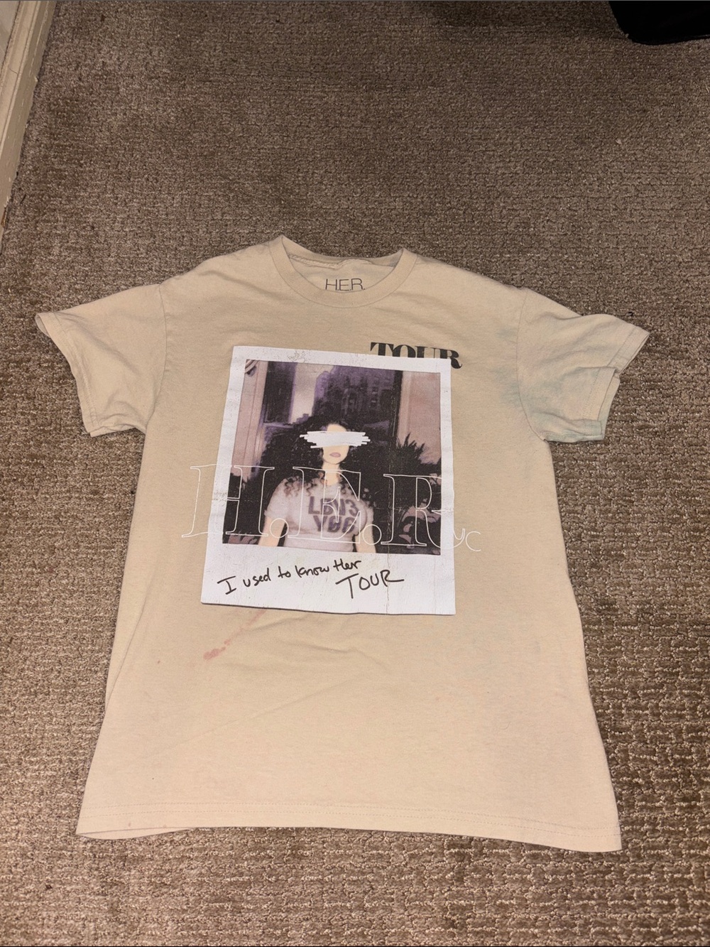 H.E.R. I Used to Know Her 2018 Tour Concert T-Shirt Size Small